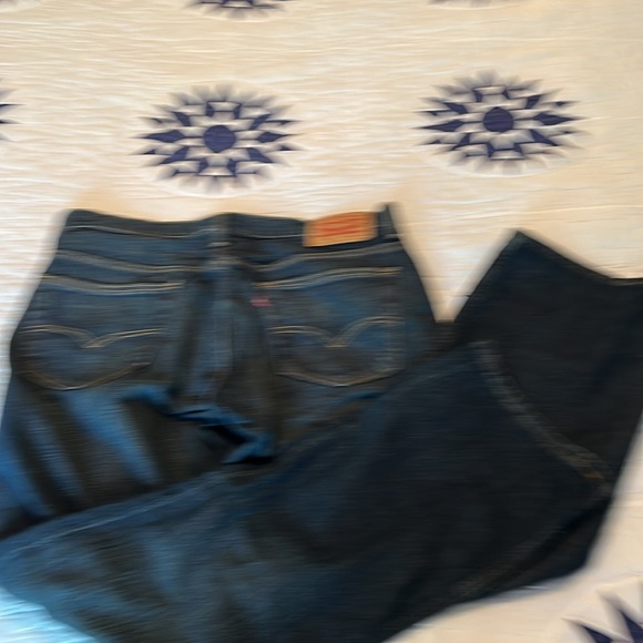 LEVI STRAUSS BLUE JEANS #569 W 34 L 34 100% COTTON MACHINE WASH COLD DRY MEDIUM - Picture 5 of 13